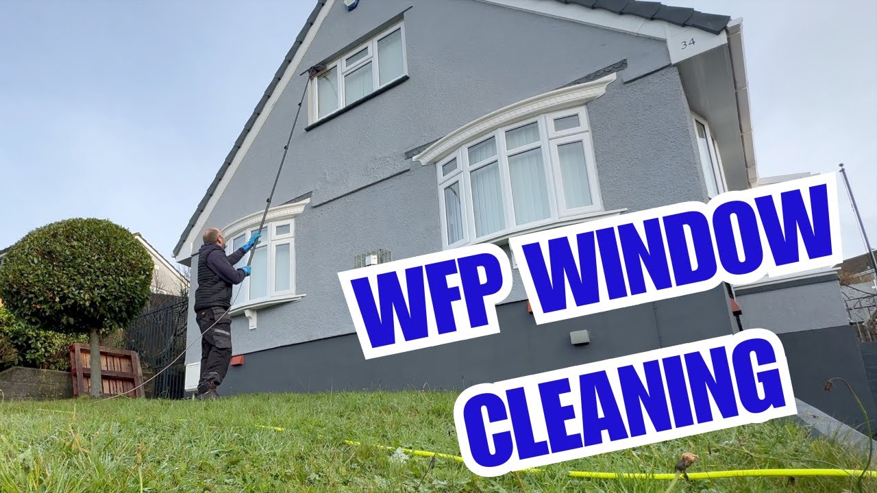 Another Day of Regular Window Cleaning With Water Fed Pole - Day in the Life of a Window Cleaner 9