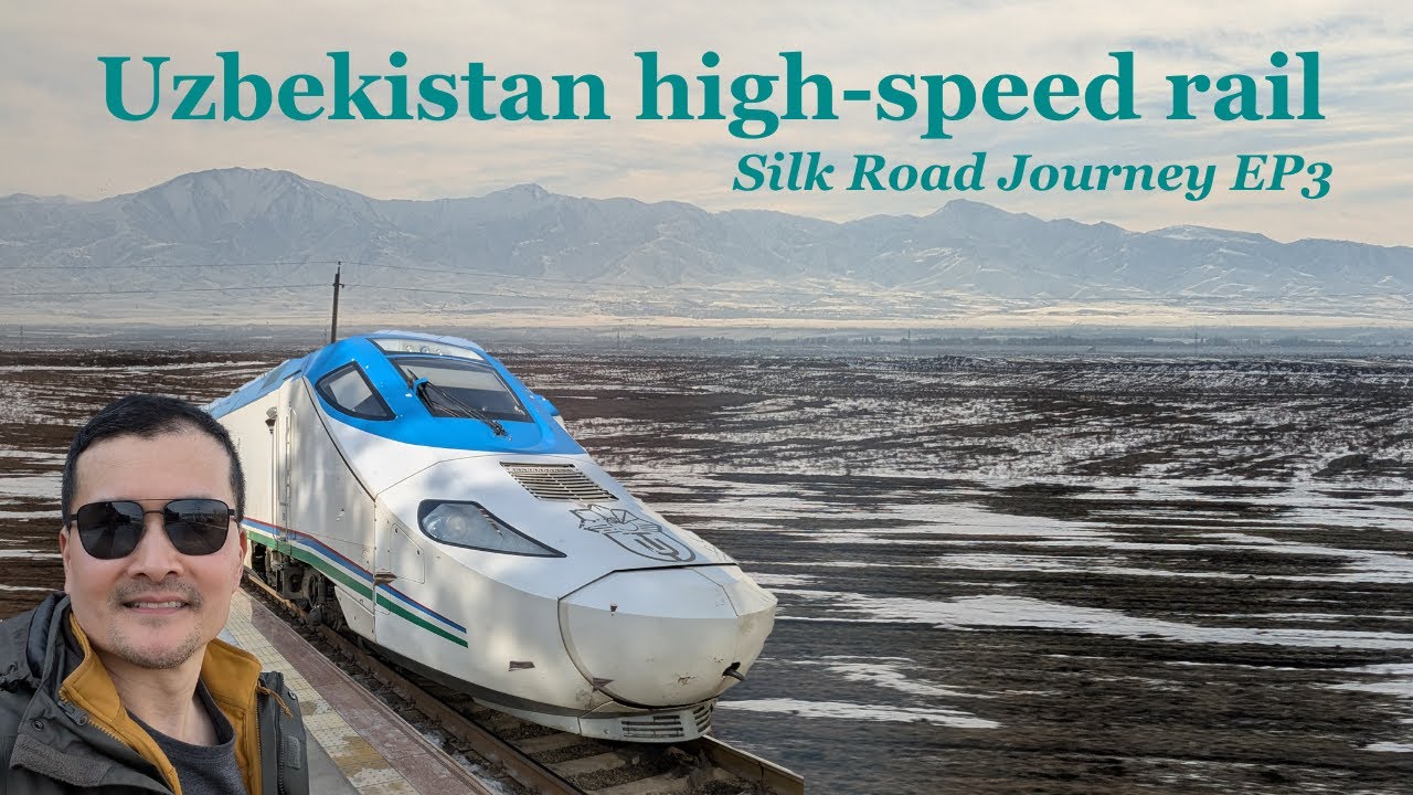 Taking High Speed Train: Tashkent to Samarkand in Winter| Business Class | Uzbekistan Travel Ep3