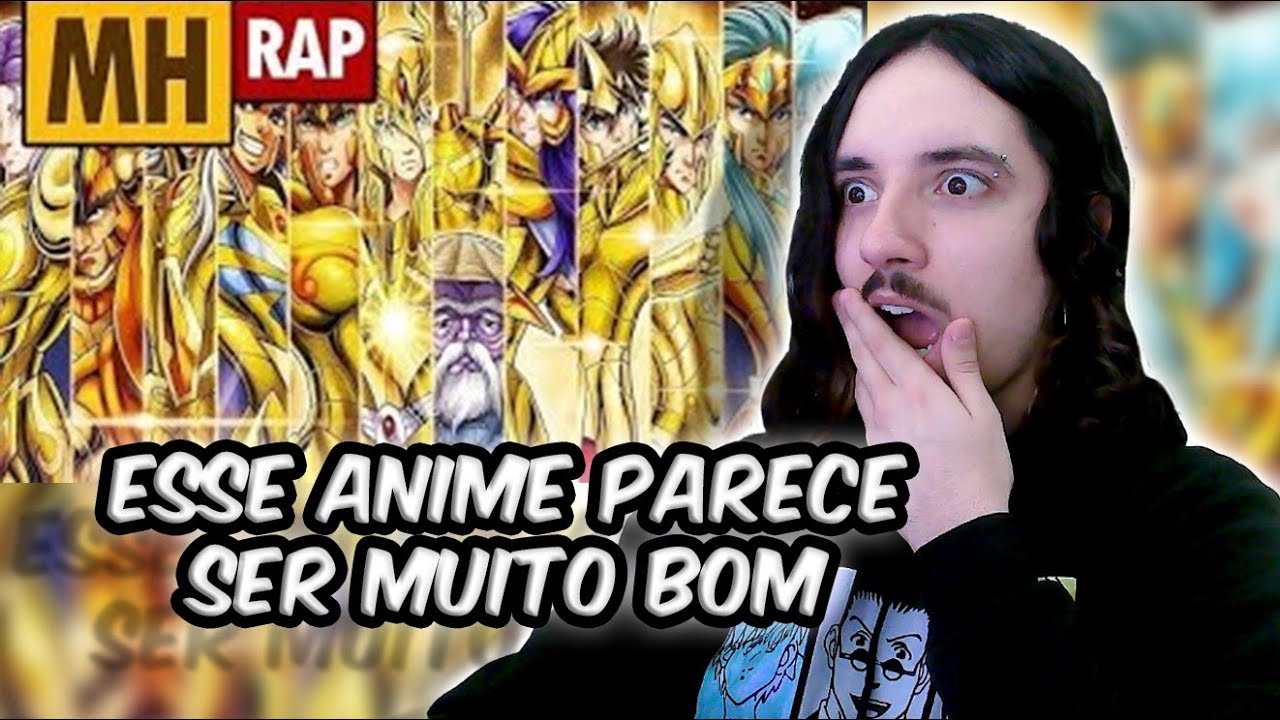 (GUERRA SANTA?) REAGINDO ao RAP DOS 12 CAVALEIROS DE OURO (Cavaleiros do Zodíaco) MHRAP | REACT