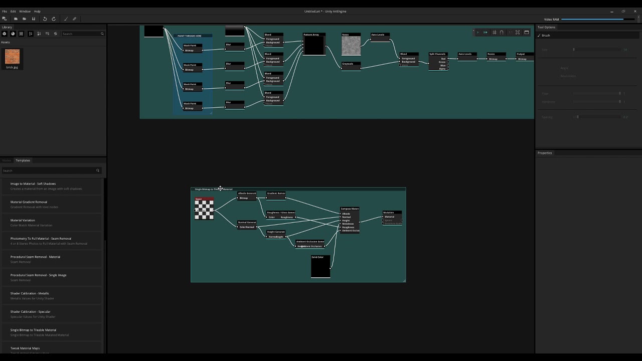 Unity ArtEngine - How To -  Templates
