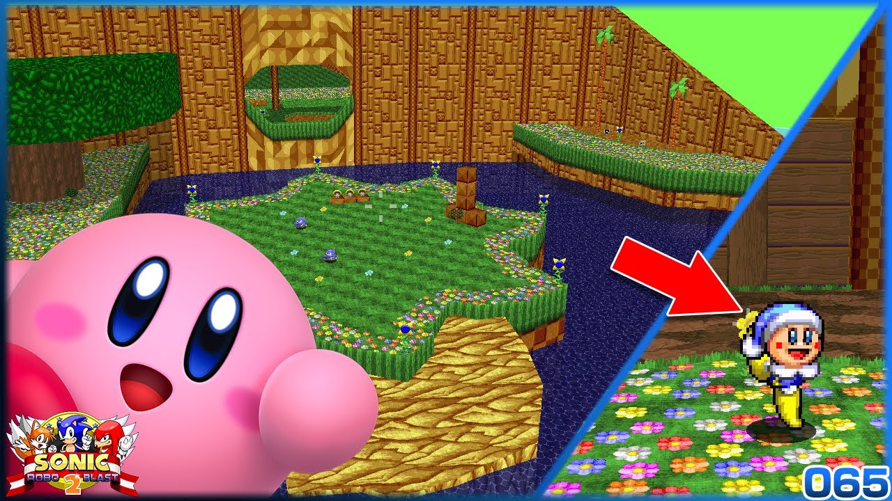 A Kirby themed level in SRB2