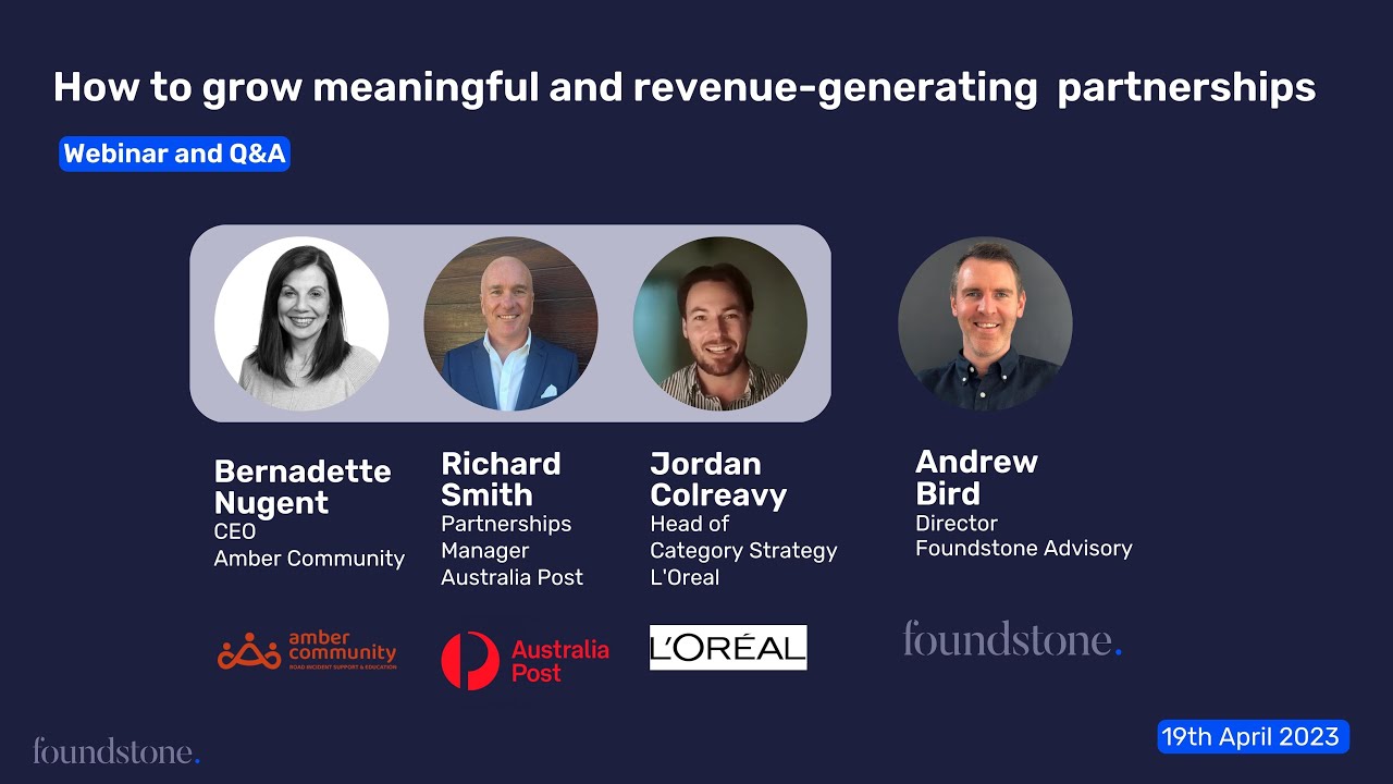 How to grow meaningful and revenue-generating  partnerships
