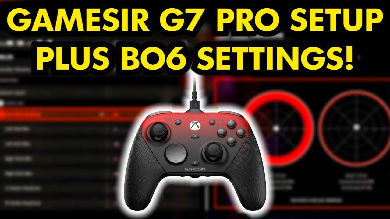 ЛУЧШИЕ настройки Black Ops 6 плюс настройка GameSir G7 Pro!