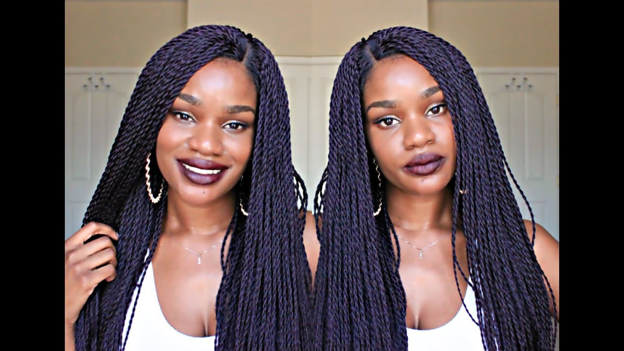 Natural Looking Braided Lace Wig | Sensationnel Senegal Twist | Sistawigs.com