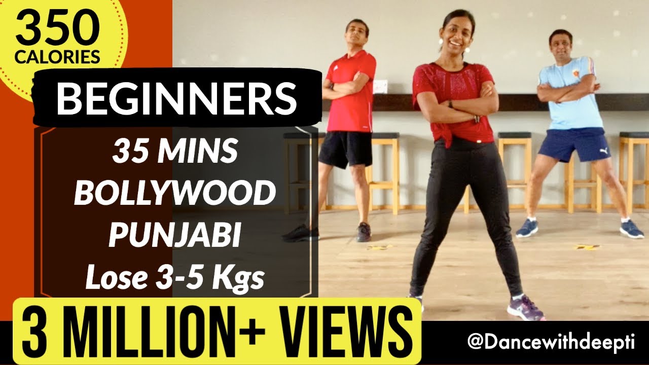 DWD#28 | 35 mins BEGINNERS Workout | Lose 3-5 kgs in 1 month | BOLLYWOOD Dance Fitness Workout