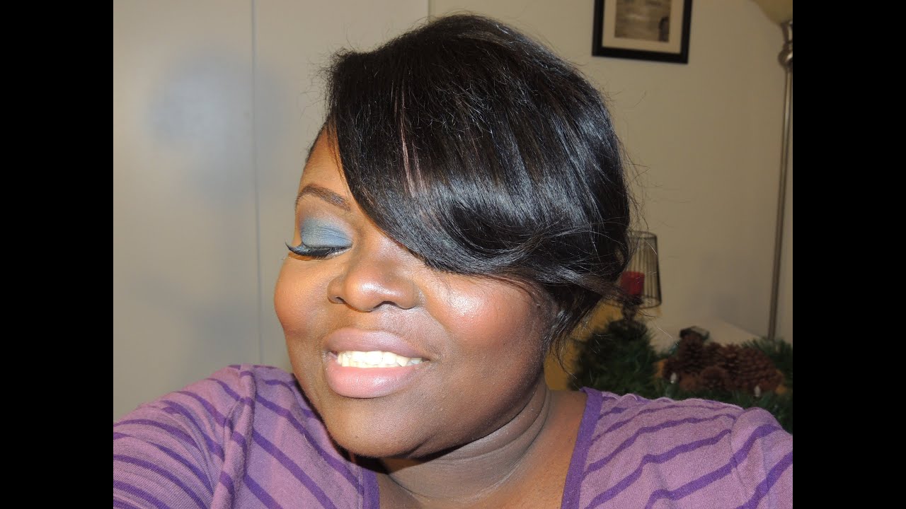 Meagan Good Inspired Hairstyle on Short Natural Hair (Mimics shaved side)