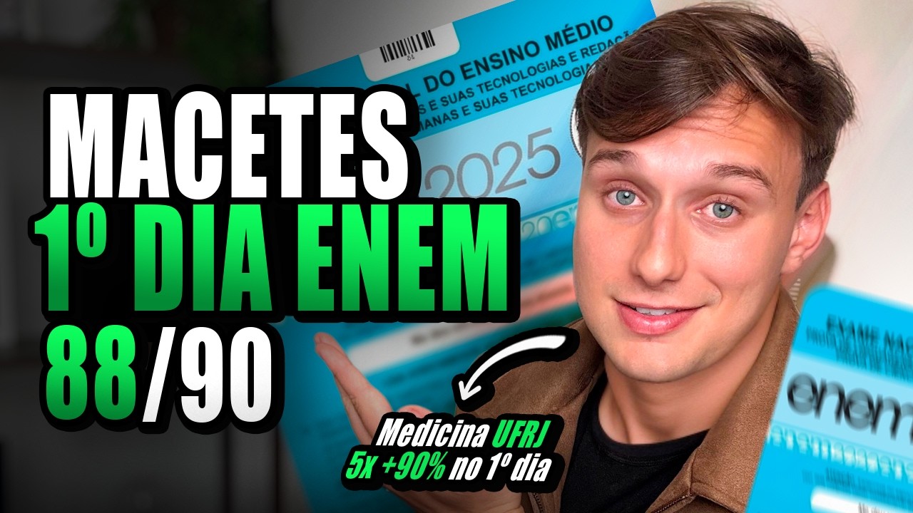 🔥 MACETES para GABARITAR o 1&ordm; DIA ENEM: Linguagens e Humanas (GANHE MUITOS ACERTOS)