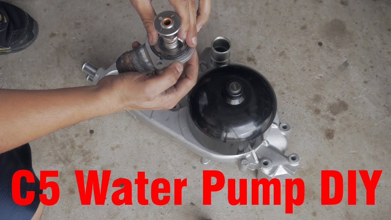 C5 Corvette Water Pump and 160 Degree Thermostat Install