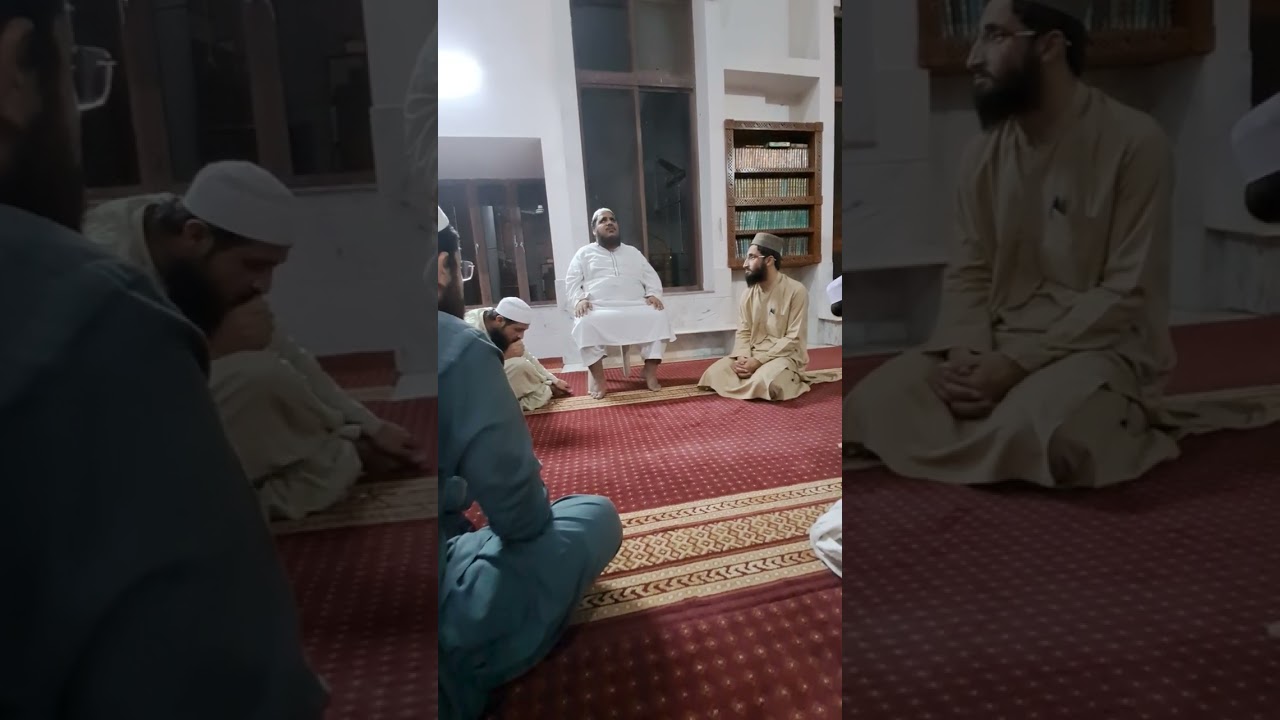 دار الہدی کے مفتیان کرام کی ہفتہ وار بزم میں نبی اکرمﷺ کی شانِ اقدس میں نعت پیش کرنے کا شرف حاصل ہوا