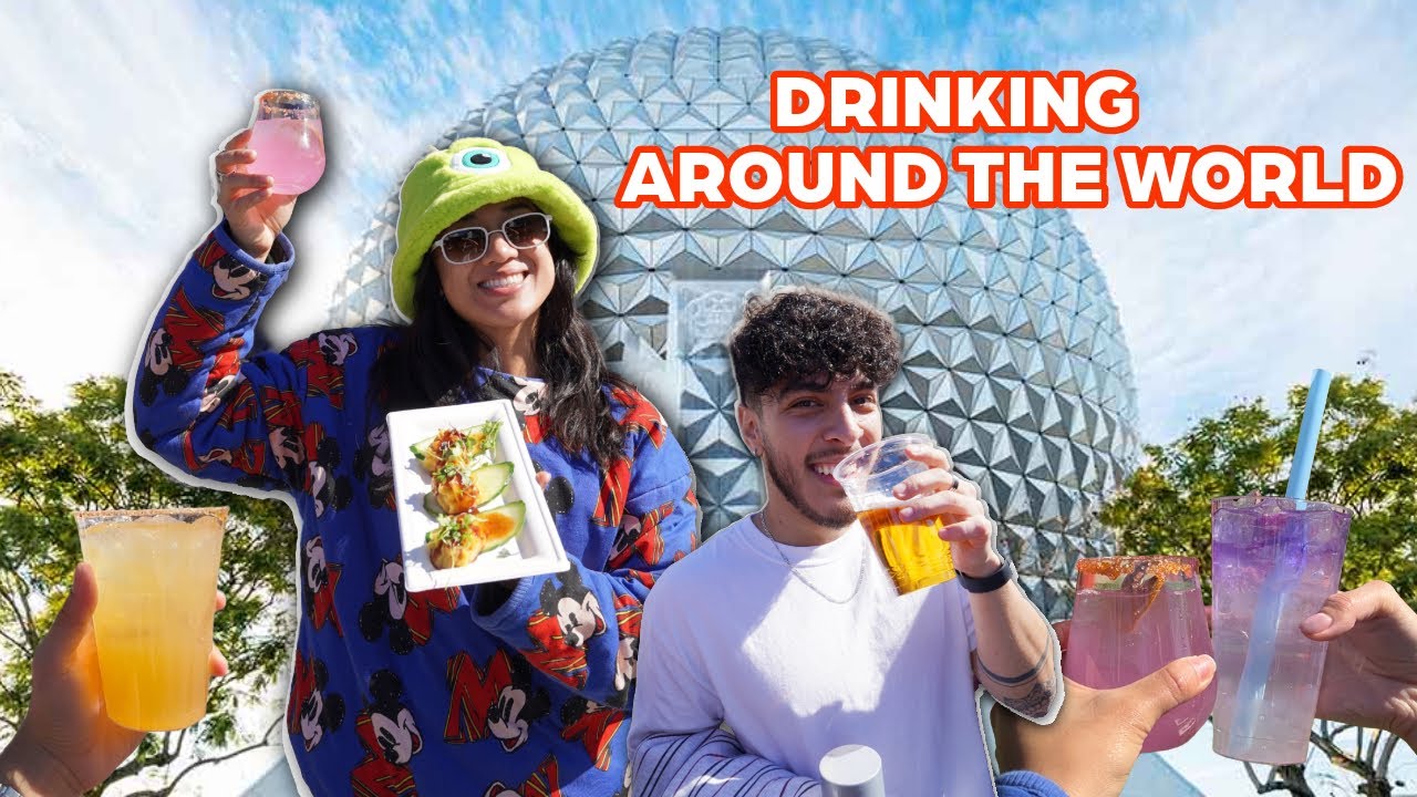 Drinking Around the World at EPCOT 🌍🍹 Can We Survive All 11 Countries?