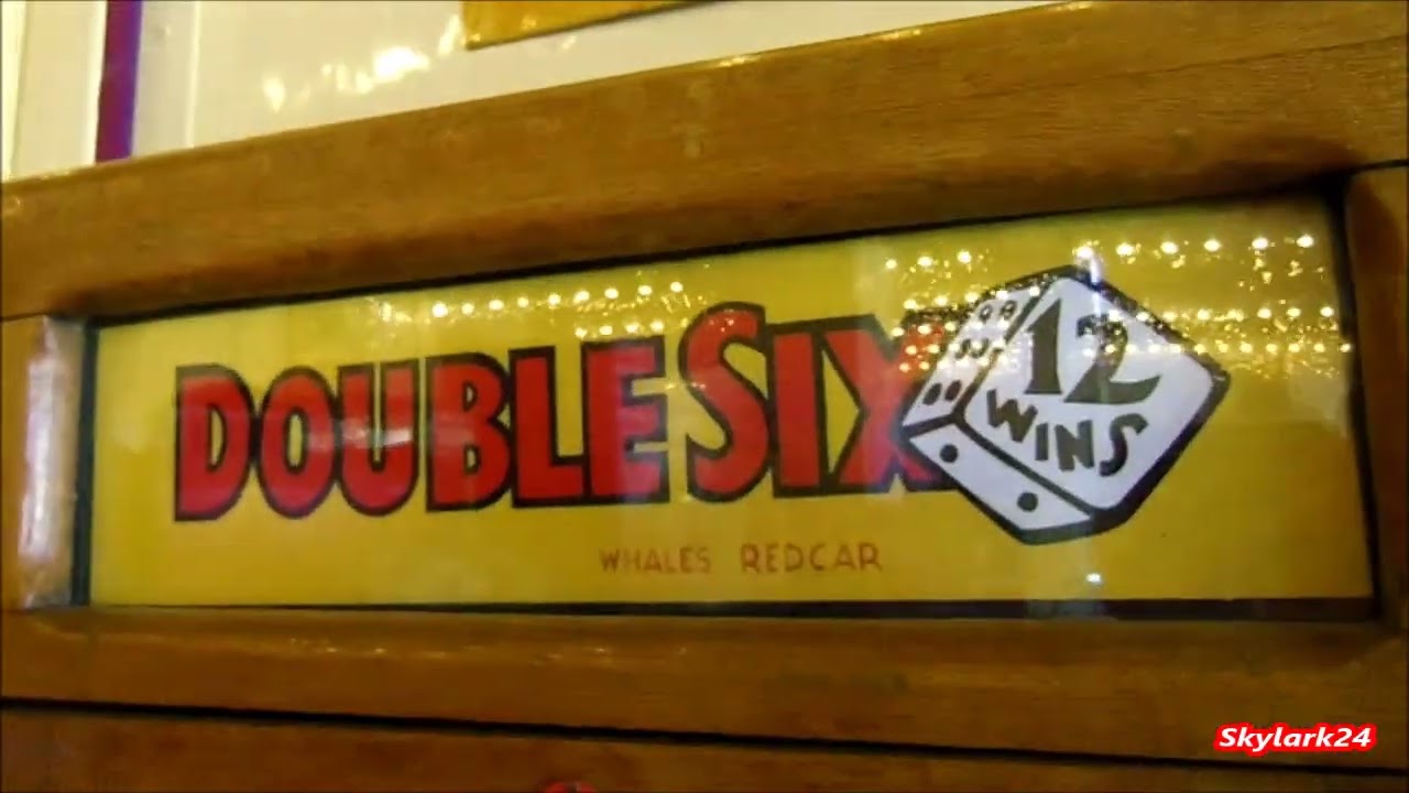 Coin Operated Double Six Amusement Arcade Machine