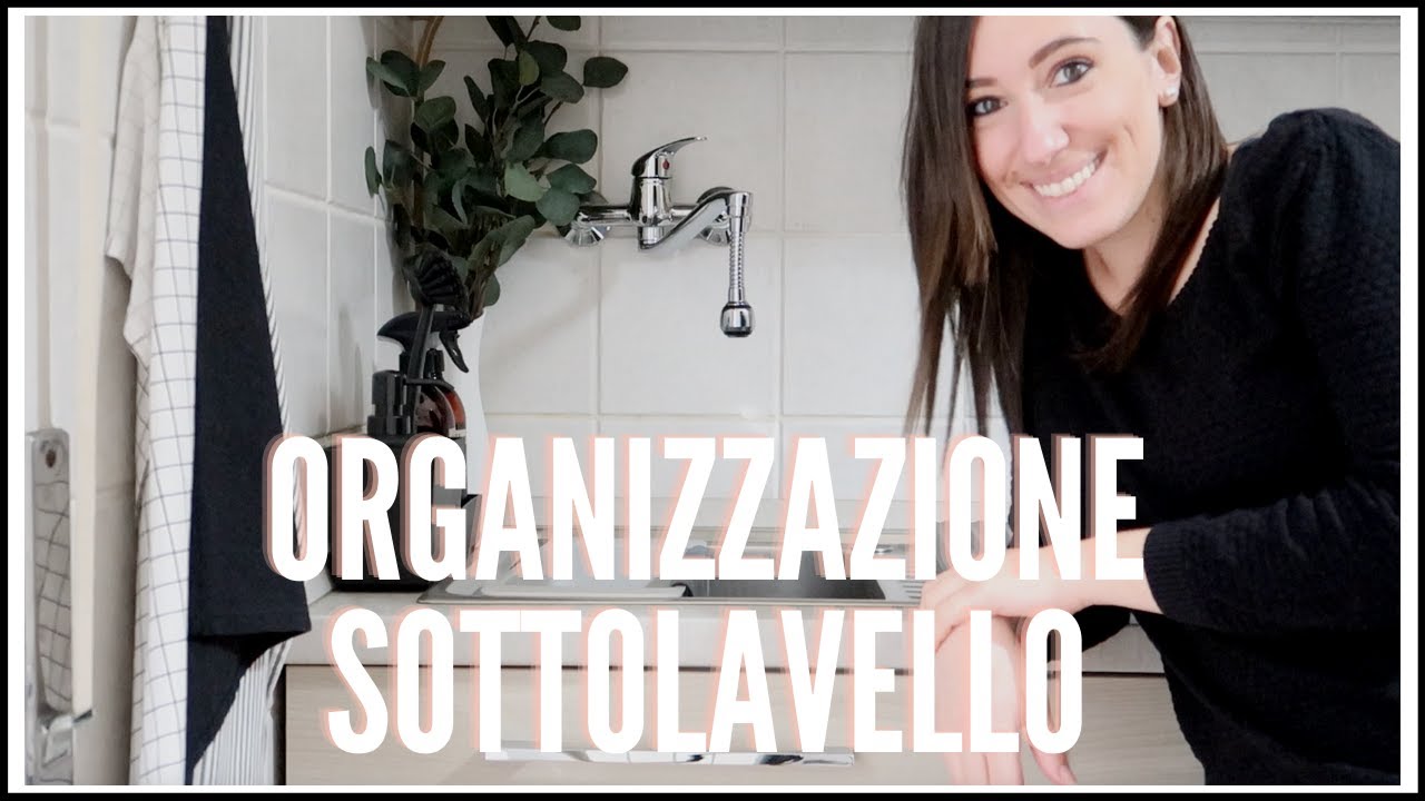 Organizzazione SOTTOLAVELLO | IDEE per ORGANIZZARE e OTTIMIZZARE lo spazio del sottolavello