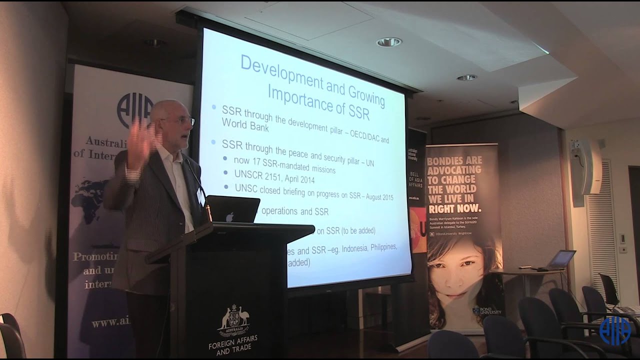 Australian Diplomacy Today Symposium, Michael G.  Smith Spoke on Civil Military Diplomacy