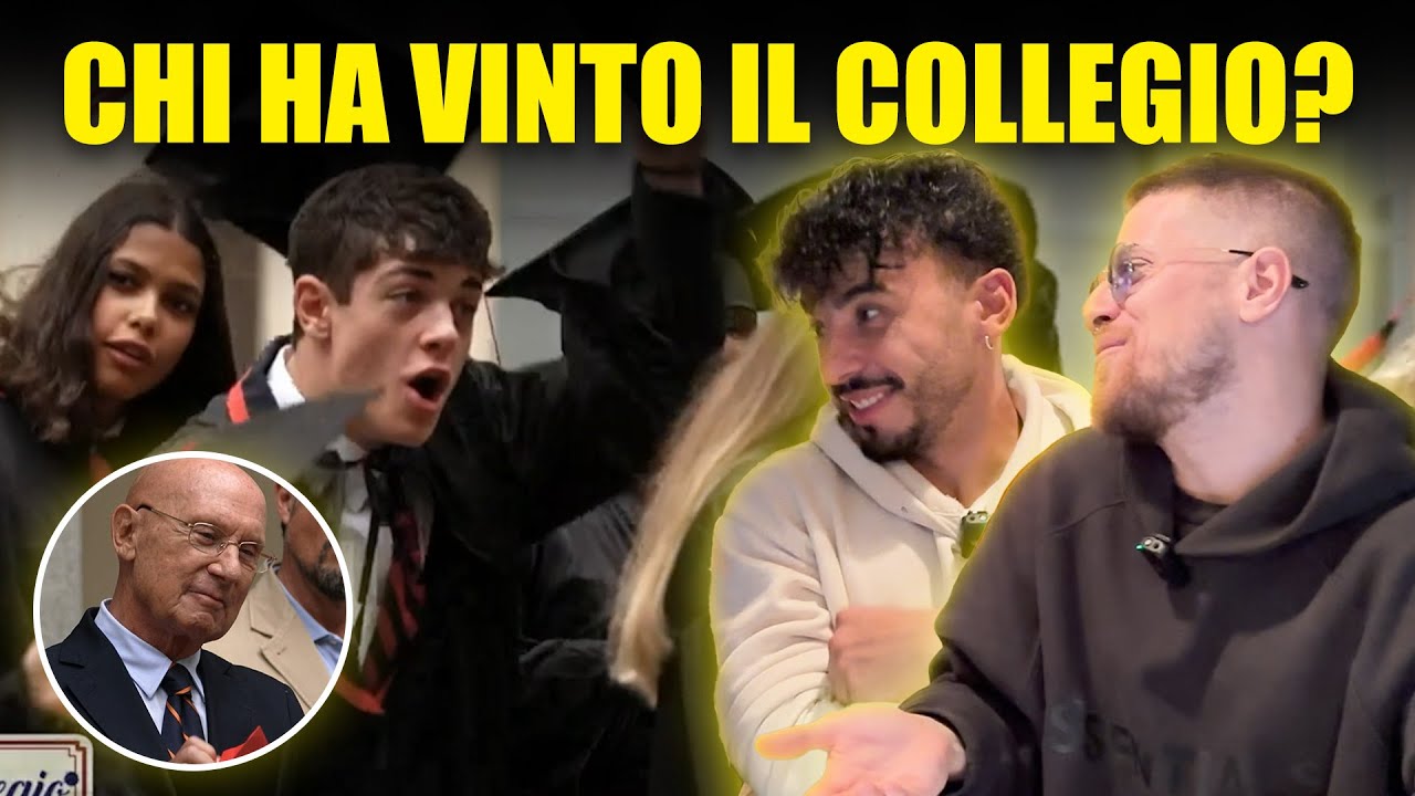 REAGIAMO FINALMENTE ALL&rsquo;ULTIMA PUNTATA DEL COLLEGIO - ECCO CHI HA VINTO E DADDA SCOPPIA IN LACRIME!