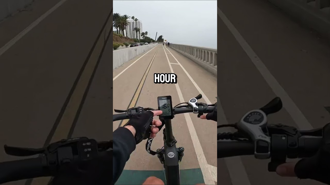 Максимальная скорость &mdash; 45 км/ч. 👀Как он себя ведёт? #heybike #heybikerangers #letyourjoyout #ebike