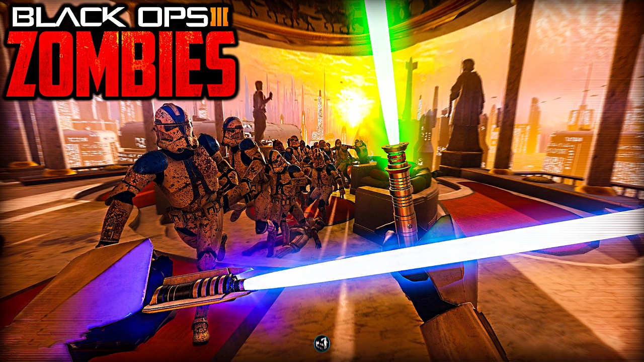 CoD Zombies, но это ЗВЕЗДНЫЕ ВОЙНЫ со СВЕТОВЫМИ МЕЧАМИ! (Black Ops 3)