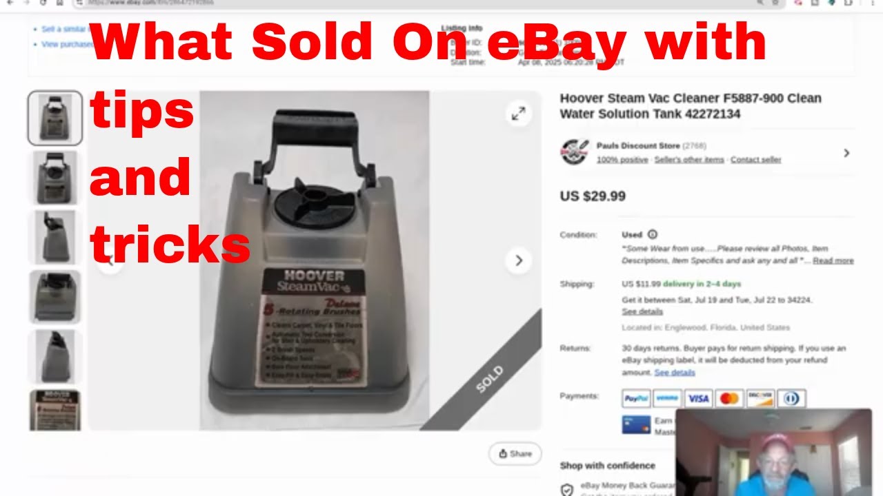What Sold On eBay with tips and tricks