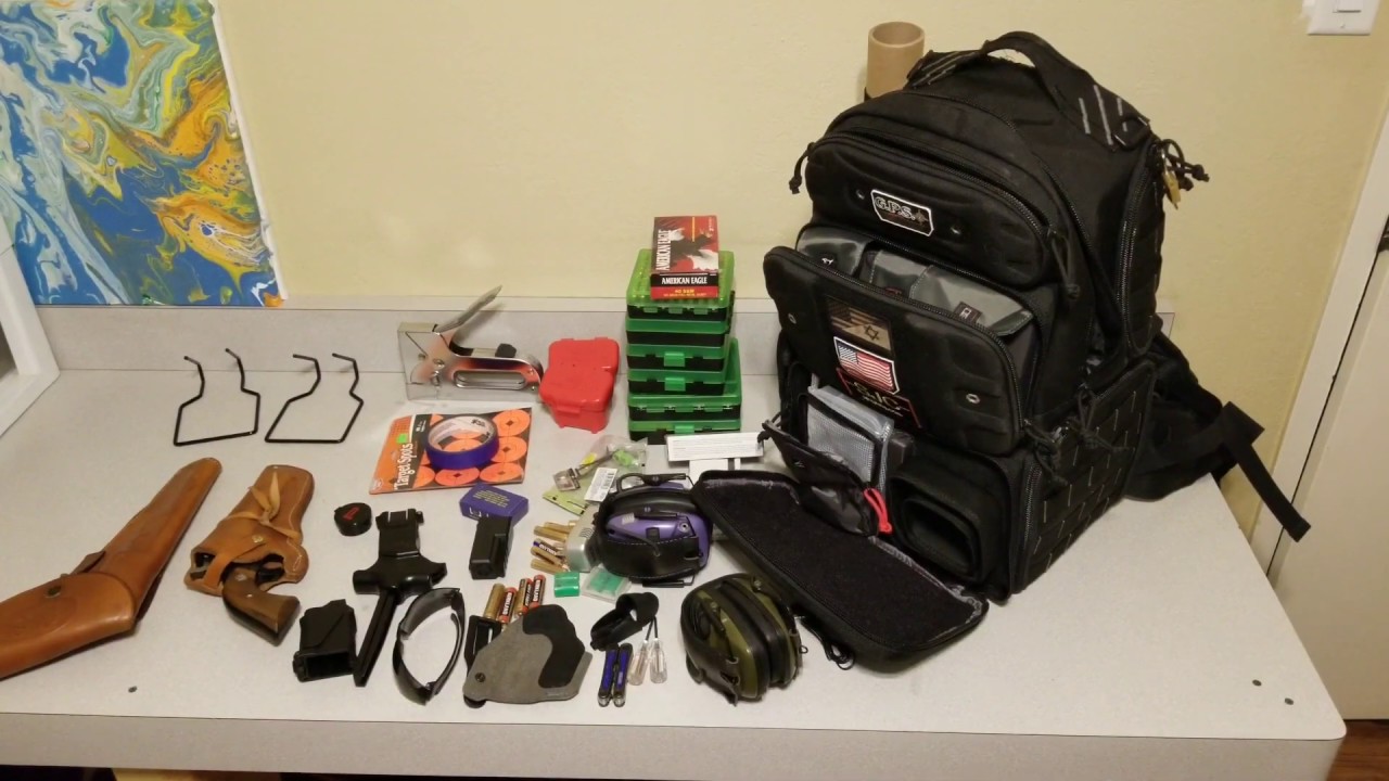 GPS Tactical - Range Backpack Tall, Rolling Range Bag Review