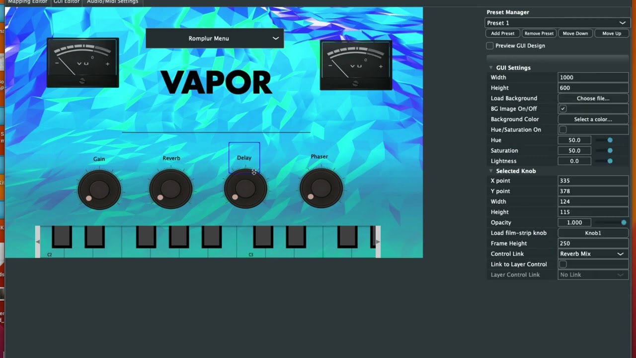 Creating a 25+ preset plugin using Romplur v1.5.17