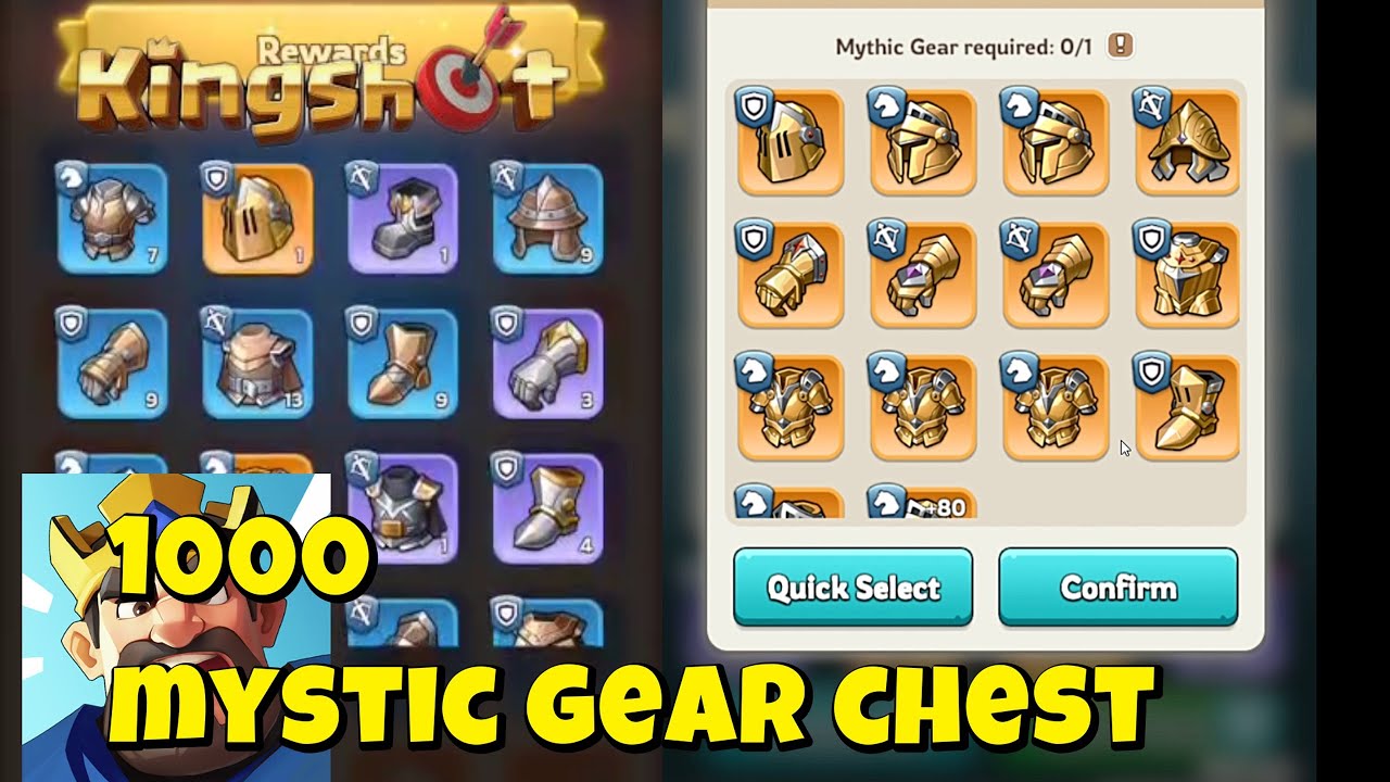 Kingshot : opening over 1000 Mystic lucky chests