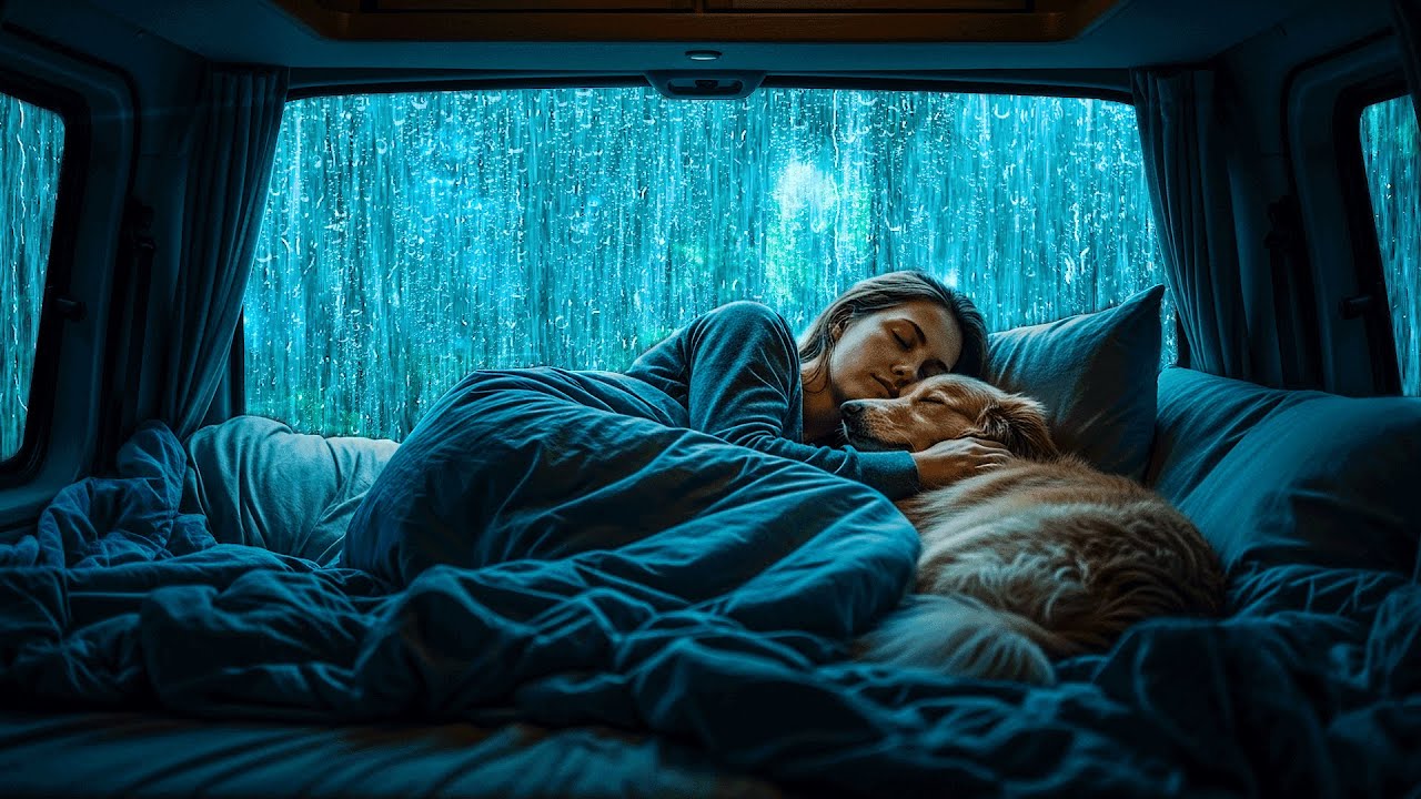 Rain Sounds for Sleeping 🌙 Calm Rain & Thunderstorm for Deep Sleep, Anxiety Relief, and Comfort
