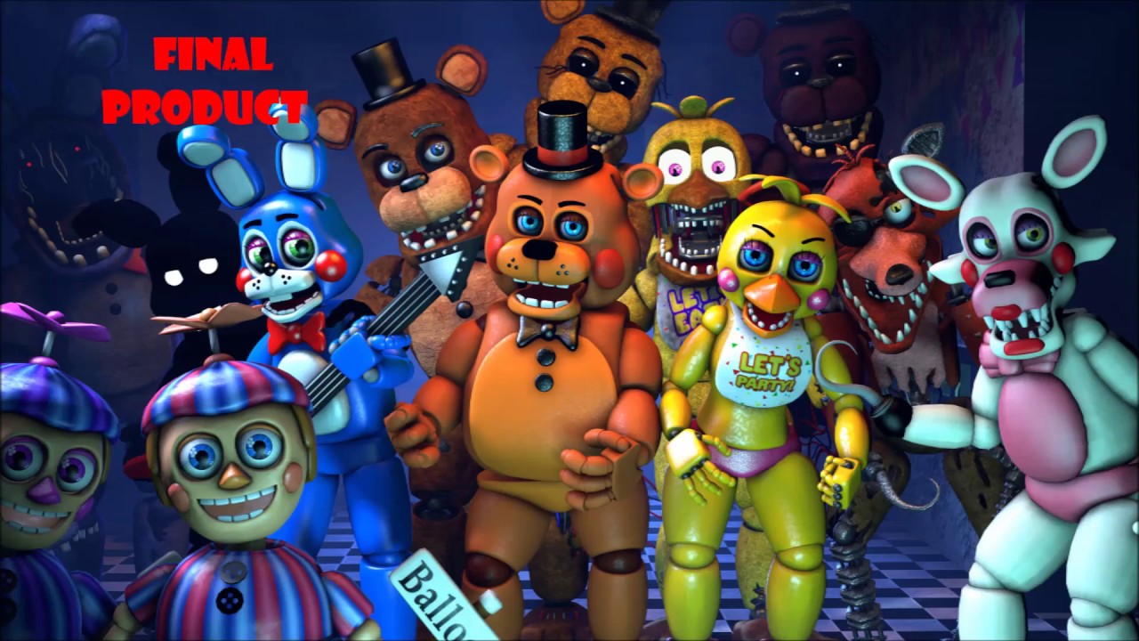 [SFM] The FNaF 2 Band || Speed Art #1