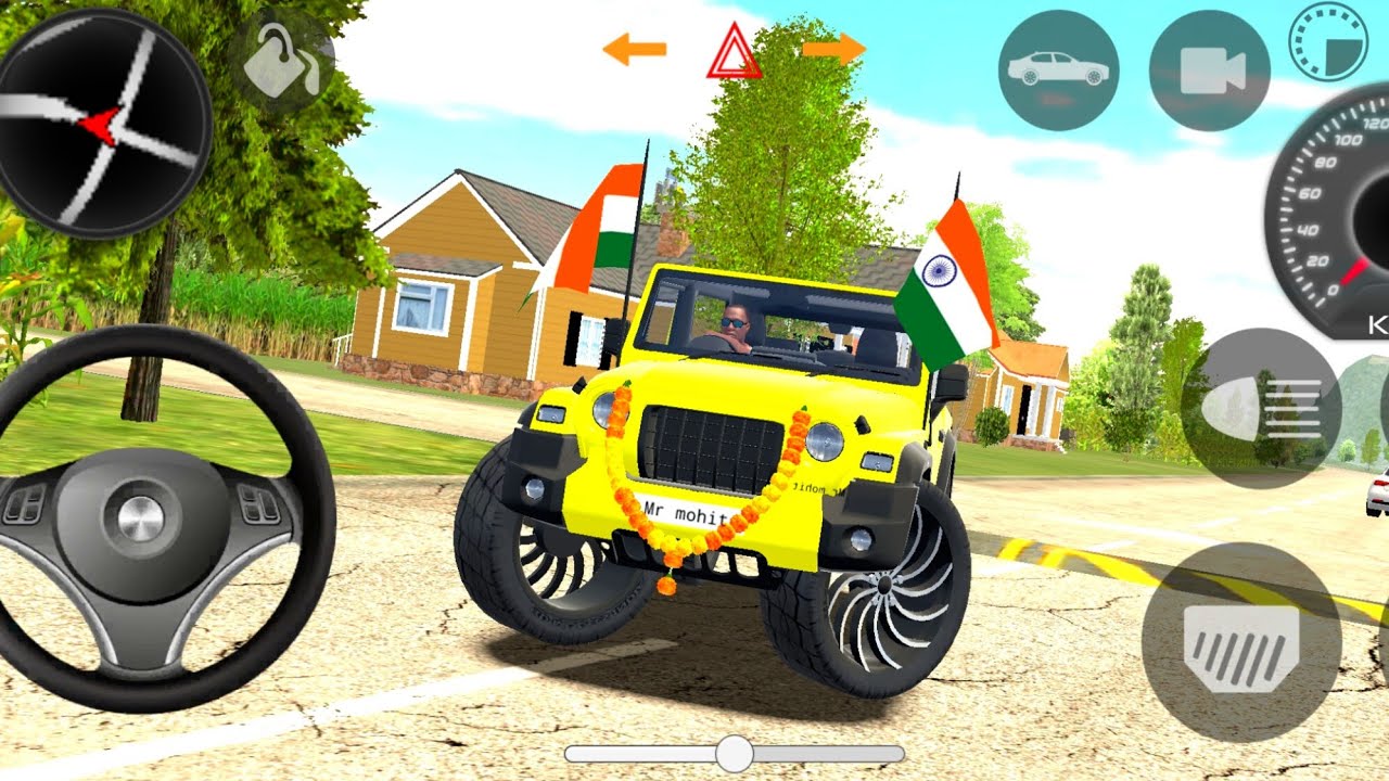 Modified Mahindra Thar😈Games:Indian Yellow Thar (Gadi Wala Games) Car Game Android Game - #2025​