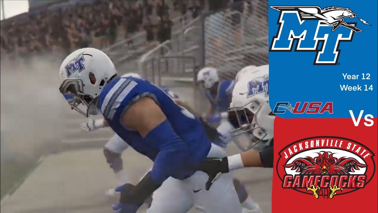 [College Football 25] MTSU vs JAX State Yr.12 #12