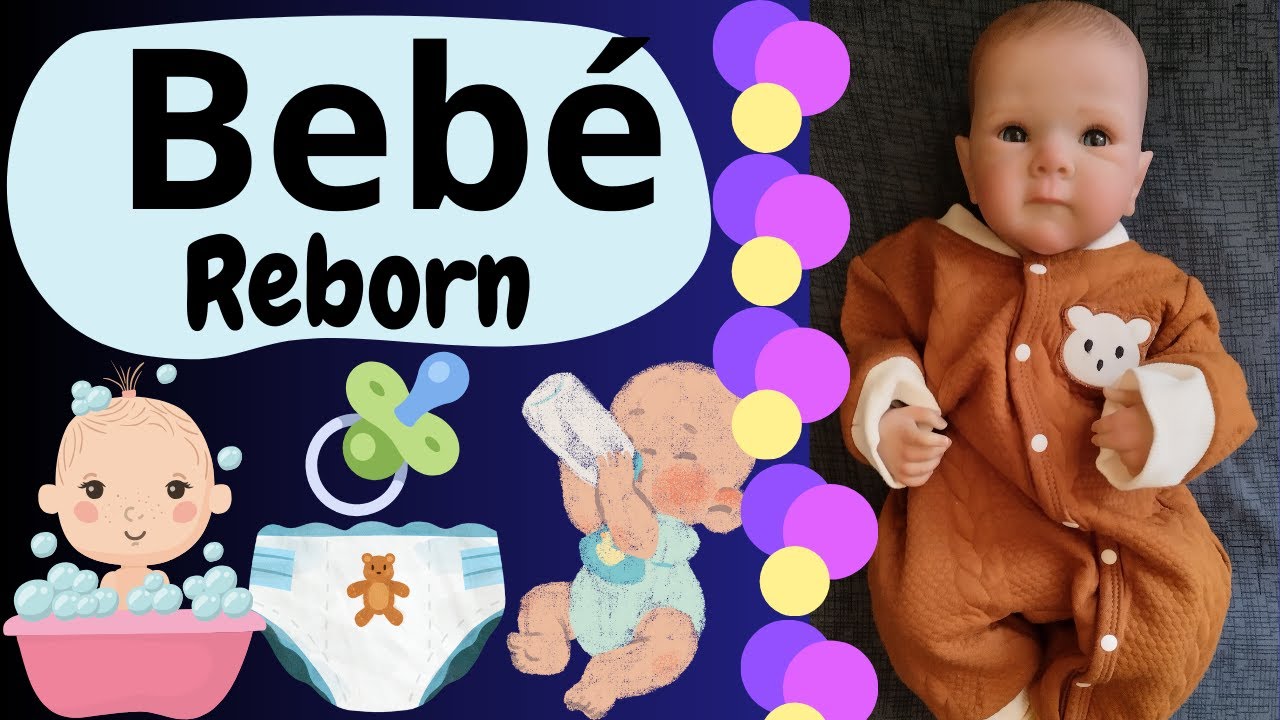 🍼👶 Bebé REBORN. Biberón, ducha y cambio de ropa.