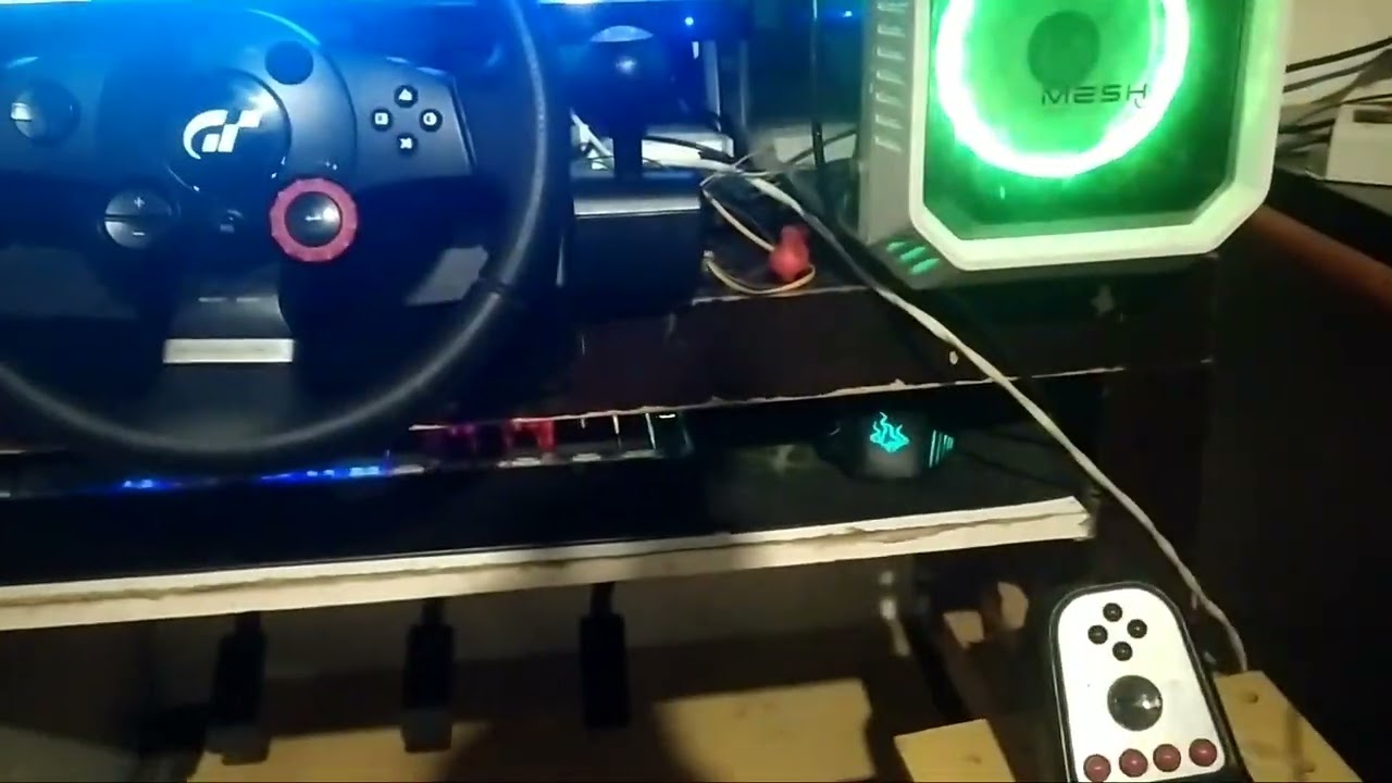 Realizei meu sonho de ter um Logitech apresentando meu novo volante Driving force GT