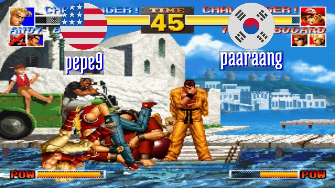 FT3 @kof95: pepe9 (US) vs paaraang (KR) [King of Fighters 95 Fightcade] Jan 21