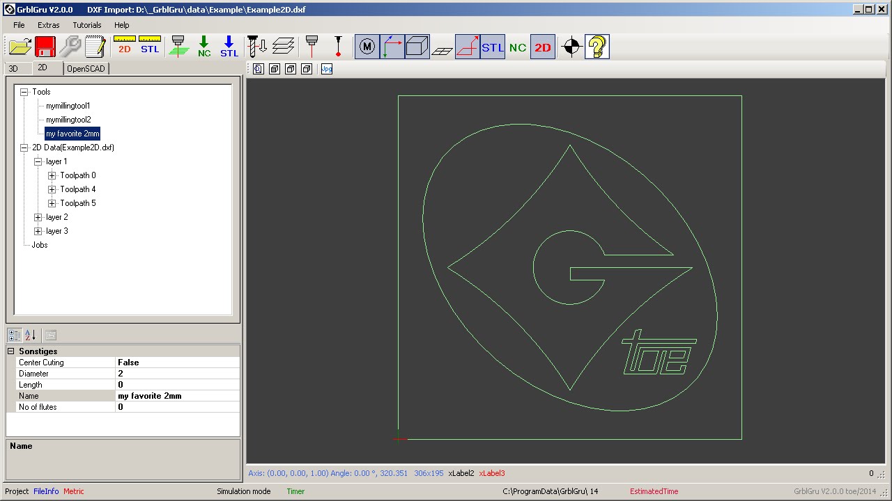 GrblGru: How to use the 2D-Editor (Tutorial)