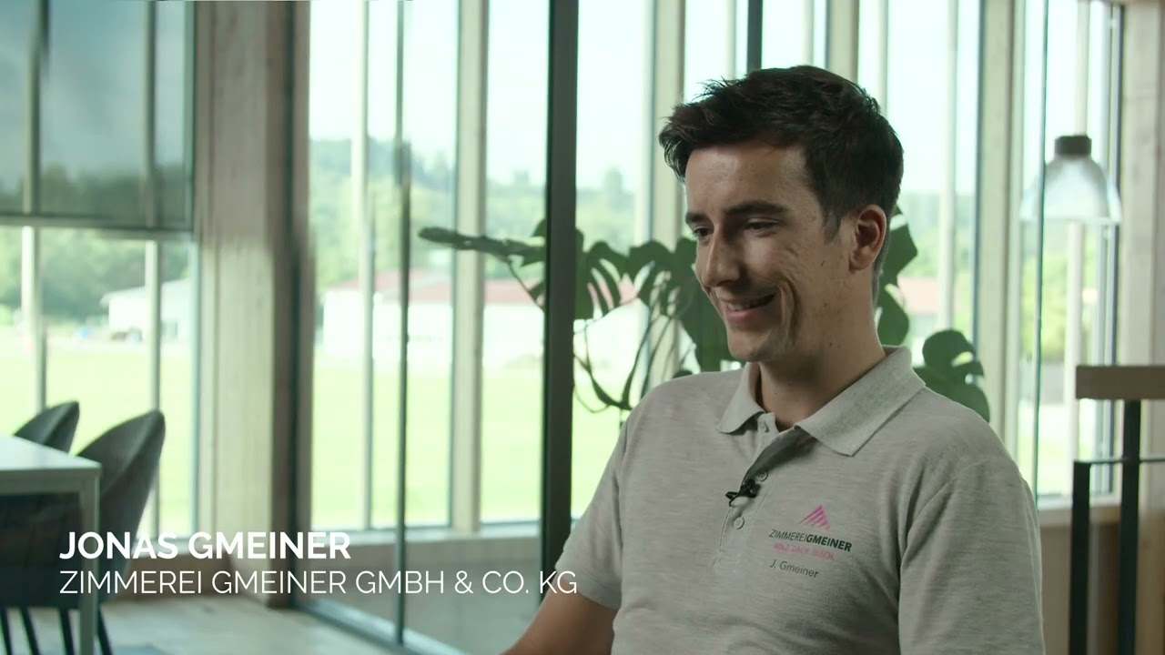 LIGNA systems - Systemhallen mit Holzstruktur: Testimonial Zimmerei Gmeiner GmbH & Co. KG