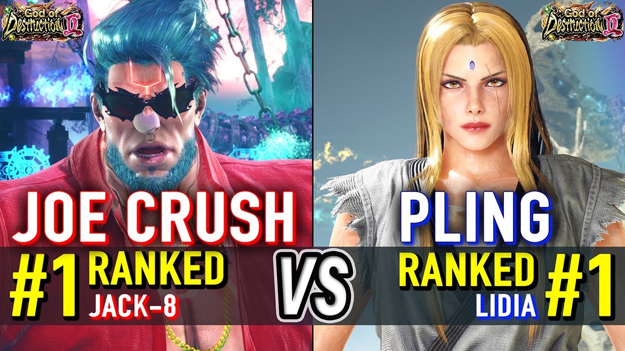 T8 🔥 JOE CRUSH (#1 Ranked Jack-8) vs PLING (#1 Ranked Lidia) 🔥 Tekken 8 High Level Gameplay