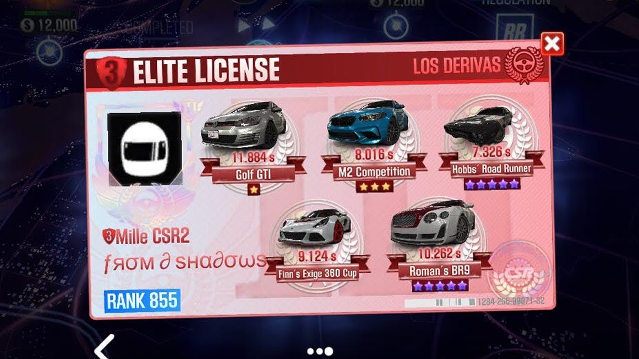 CSR Racing 2 | Elite License 3 - Read Description!