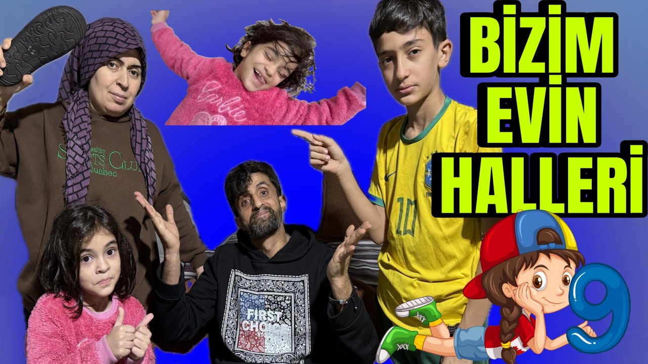 BİZİM EVİN HALLERİ #9 AİLE İÇİ KOMİK OLAYLAR!!!!