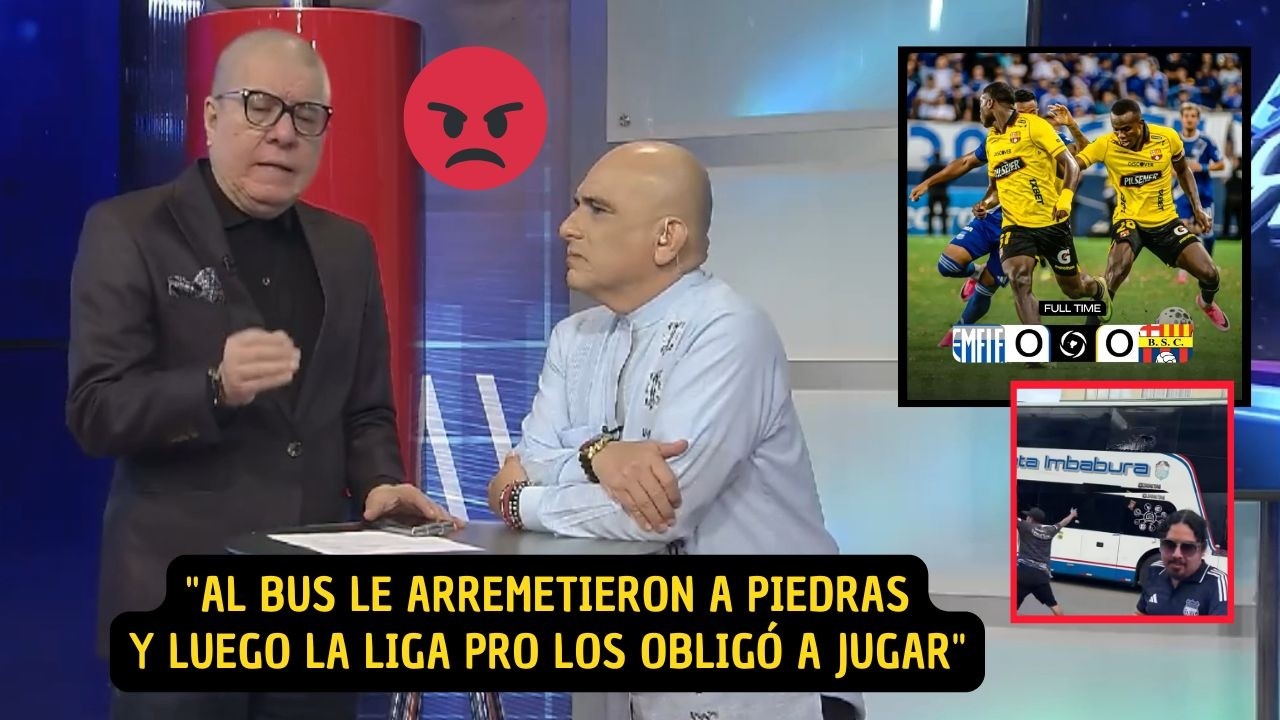 Vito Mu&ntilde;oz explota por los ataques de la hinchada de Emelec a Barcelona SC