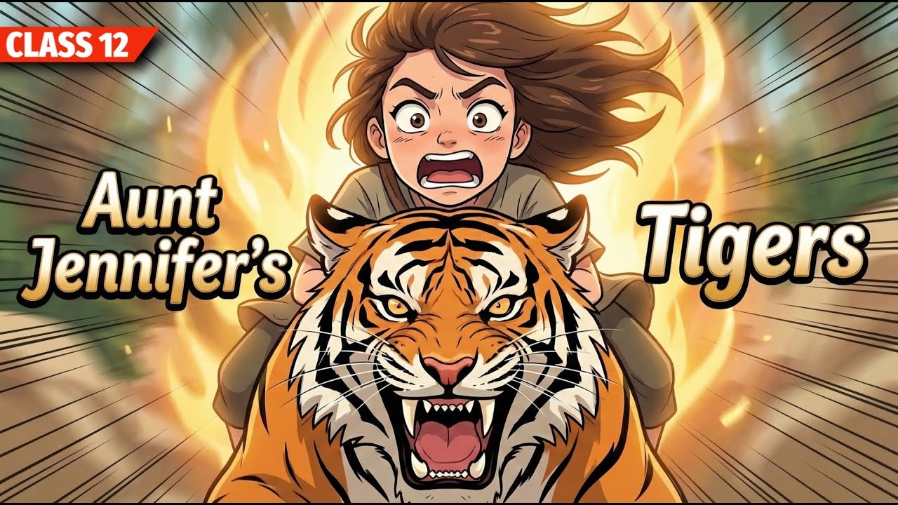 Aunt Jennifer&rsquo;s Tigers Class 12 | Animated Summary & Explanation | NCERT Flamingo