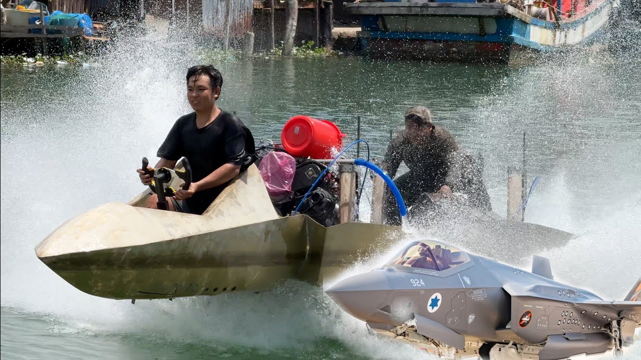 Chạy thử máy bay F-35 cánh ngầm tự chế 