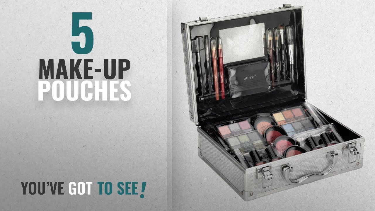 Top 10 Make-Up Pouches [2018]: Technic Large Beauty Case with Cosmetics