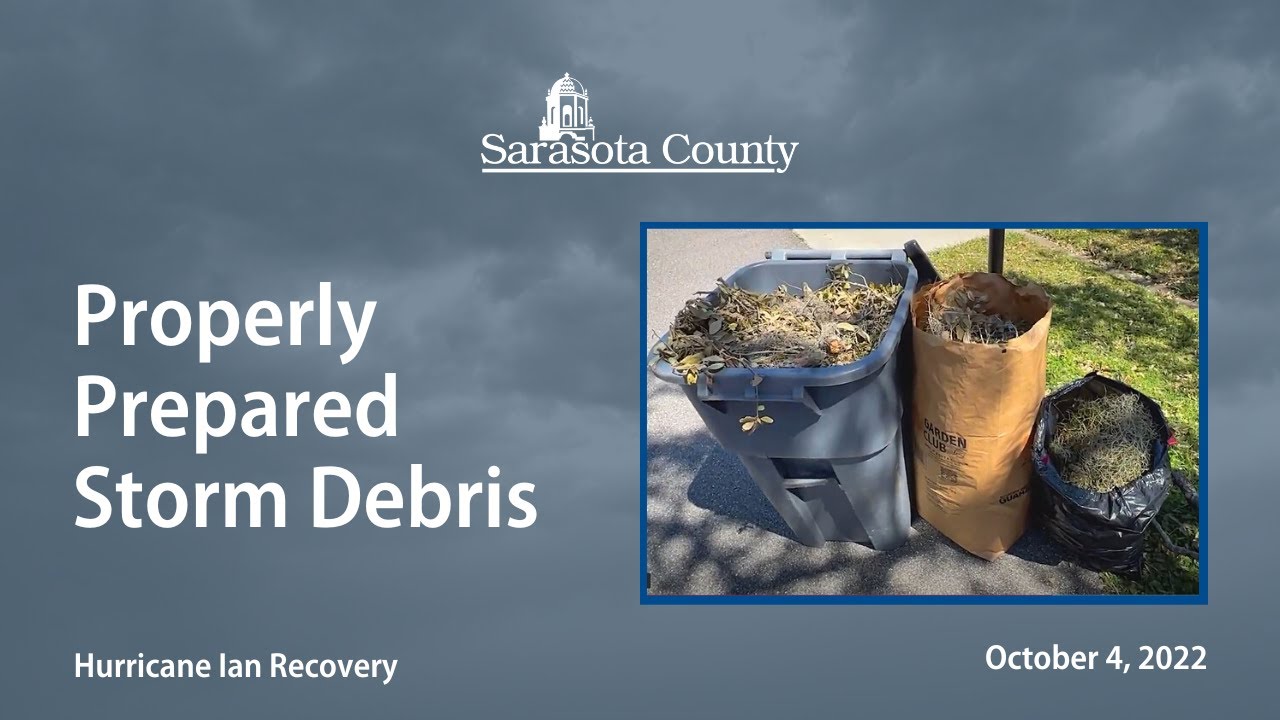Properly Prepared Storm Debris - Storm Recovery