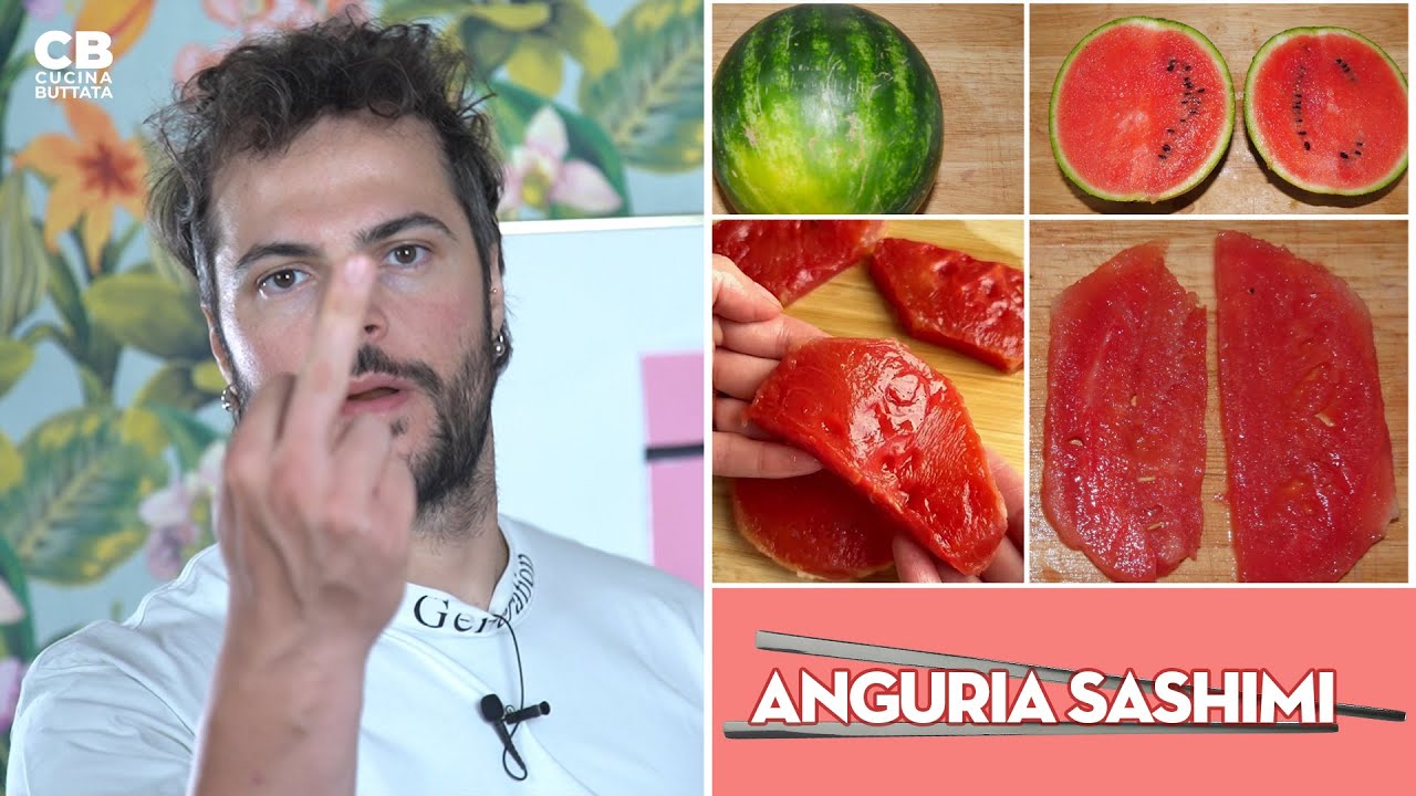 Sashimi di Anguria che sembra Salmone? | Cucina Buttata