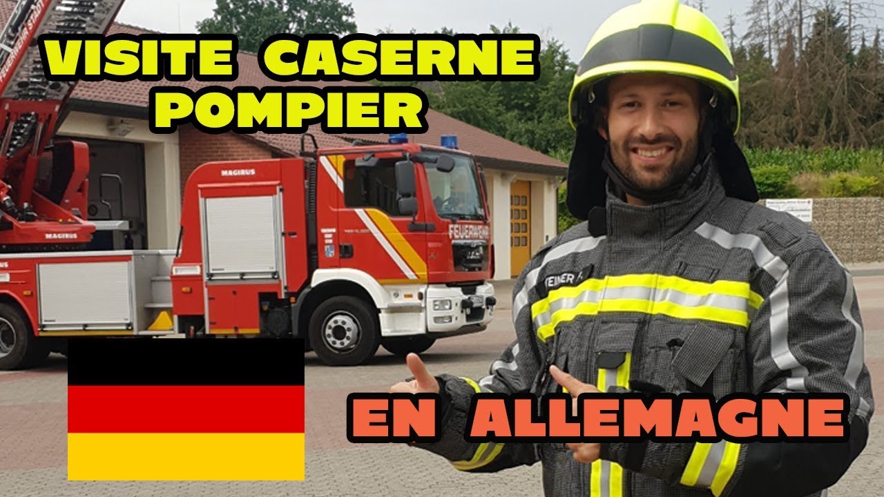 Visite caserne pompier en ALLEMAGNE