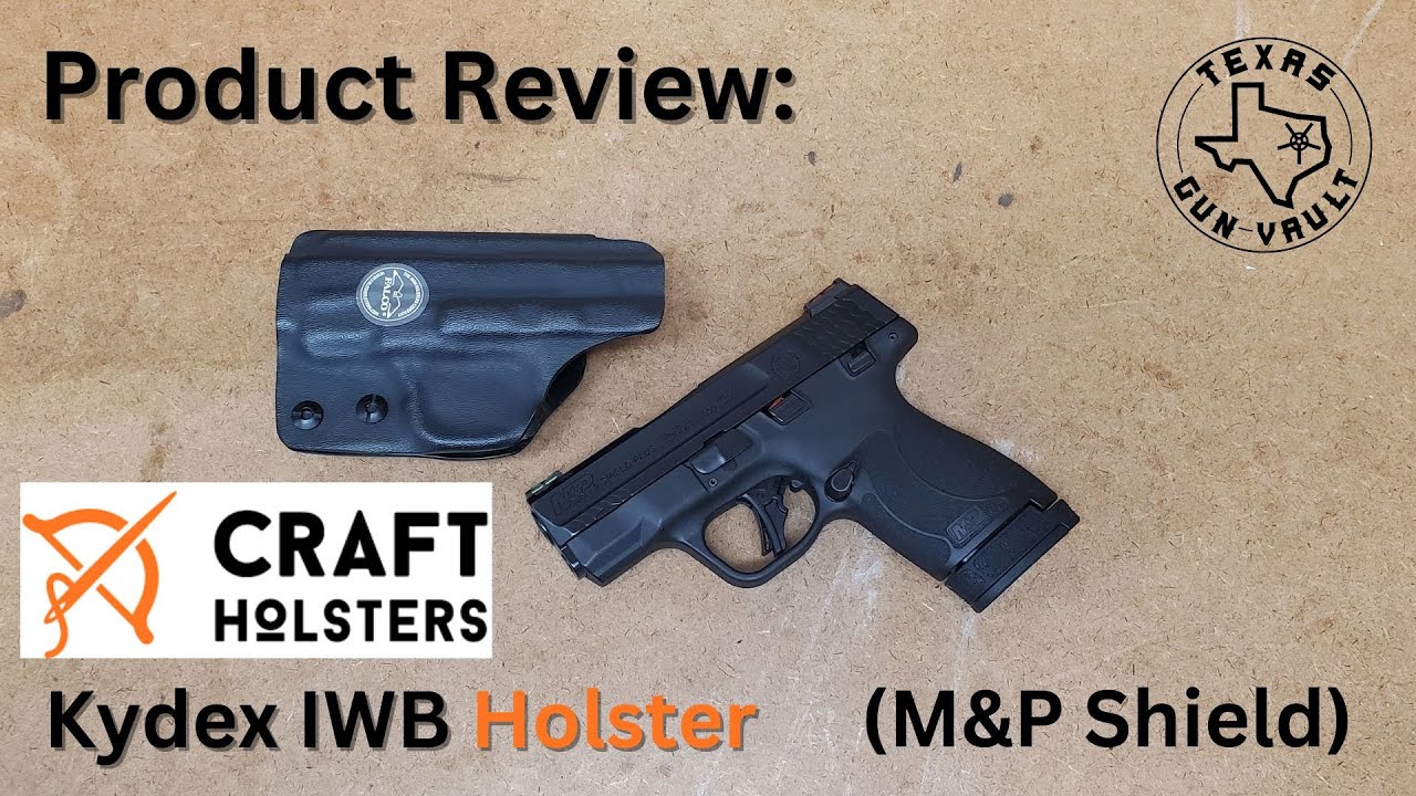 Обзор EDC-снаряжения и продукции: кобура Craft Kydex IWB для Smith & Wesson M&P Shield Plus