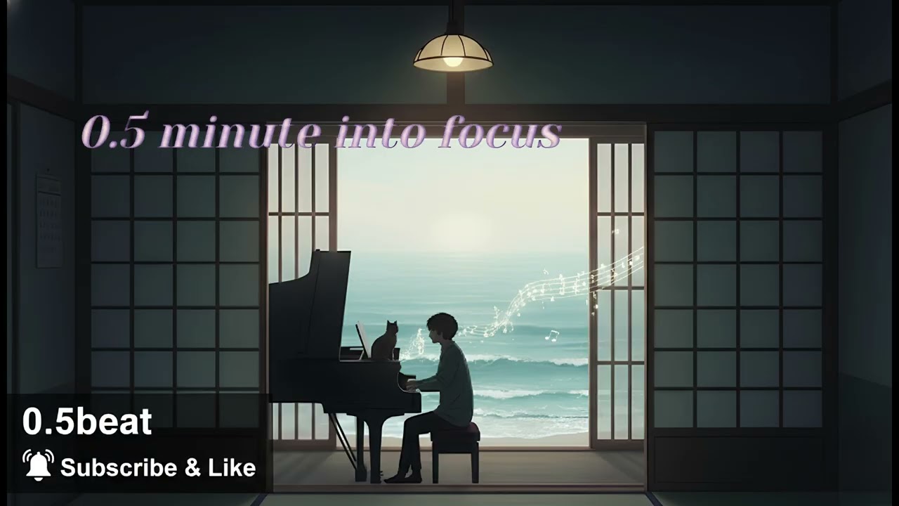 For Perfectionists Who Can't Start | Anti-Anxiety Focus Music 🌊#AnxietyRelief #focusmusic#CalmMusic
