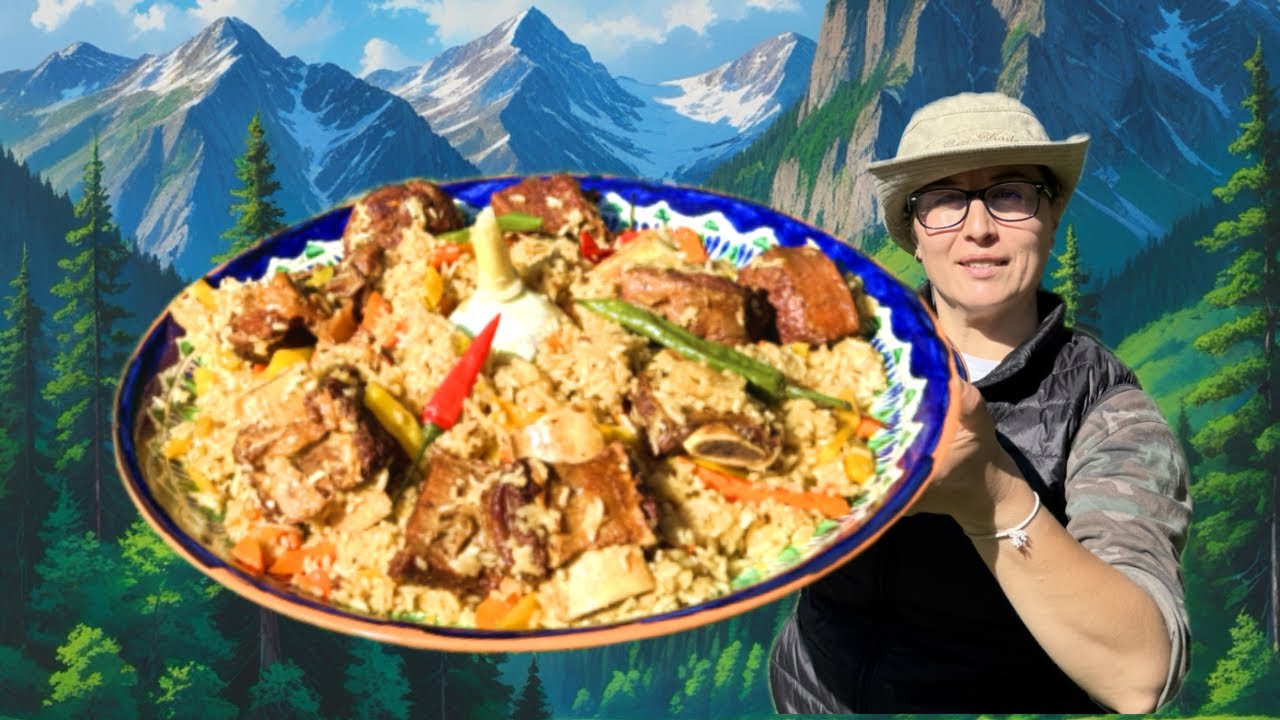 Campfire Pilaf in the Forest 🌿 | Real Central Asian Cooking in Nature