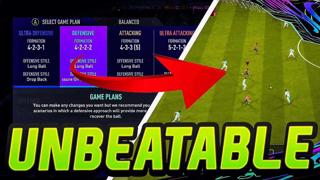 FIFA 21 | *NEW* Unbeatable 4222 BEST CUSTOM TACTICS/INSTRUCTIONS- FIFA 21 ULTIMATE TEAM