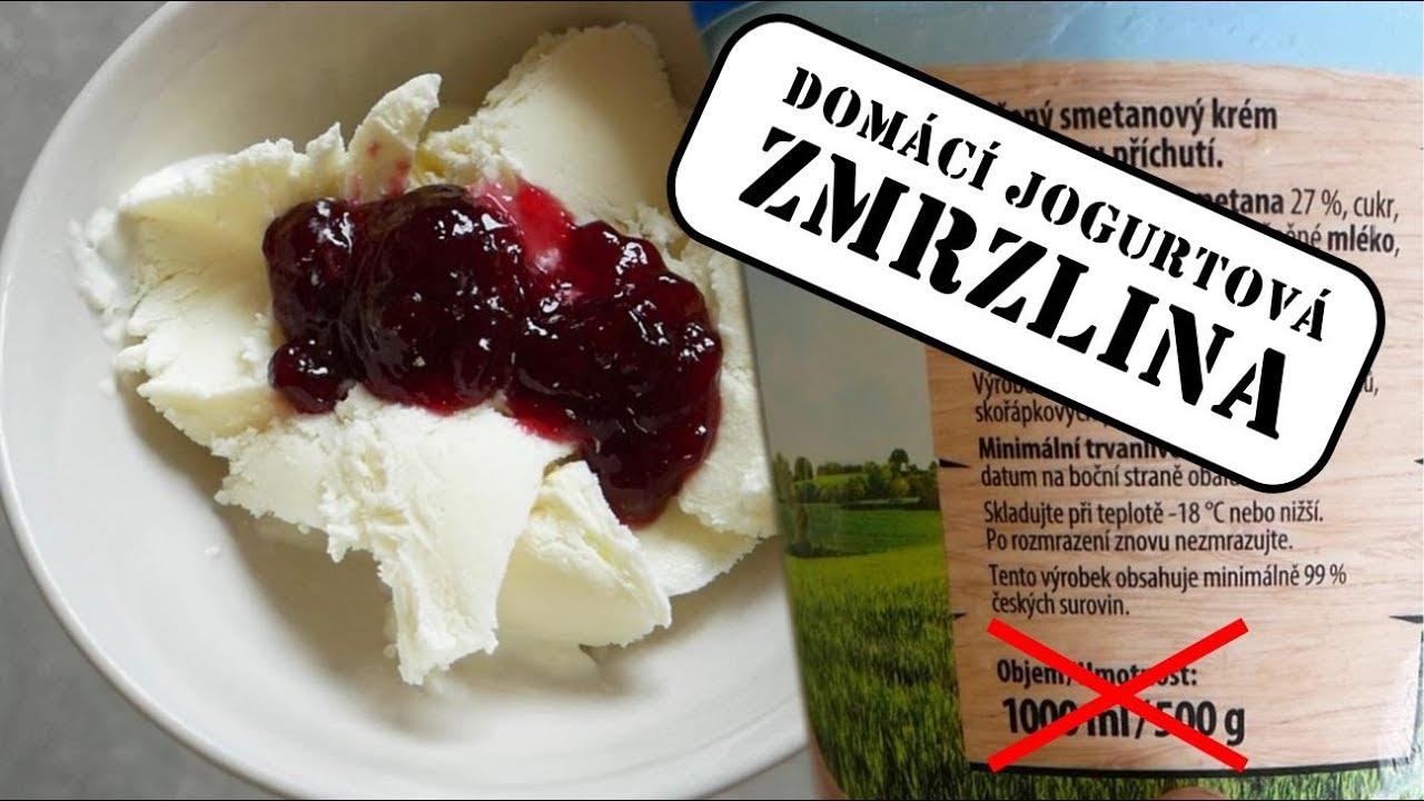 Kvalitní domácí jogurtová zmrzlina | Chatař v kuchyni