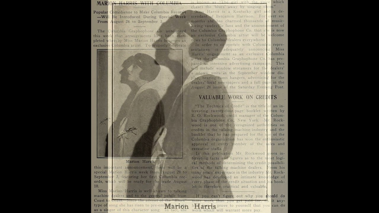 Marion Harris acc. Paul Biese's Orch 