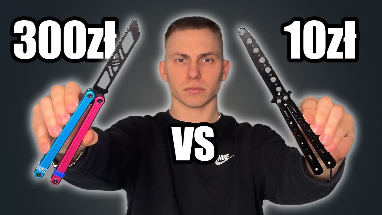 Jak trudne jest opanowanie NOŻA MOTYLKOWEGO BALISONG - Nauka bez doświadczenia